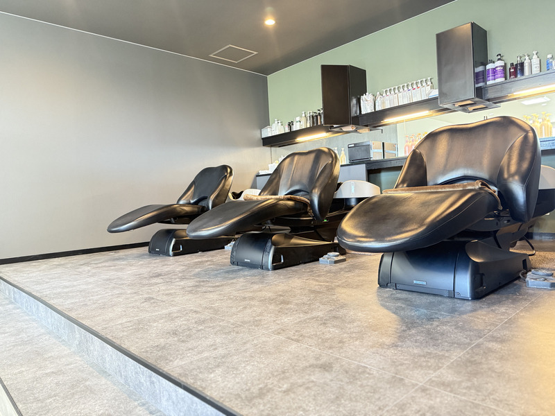 充実した設備で、究極のヘッドスパを。